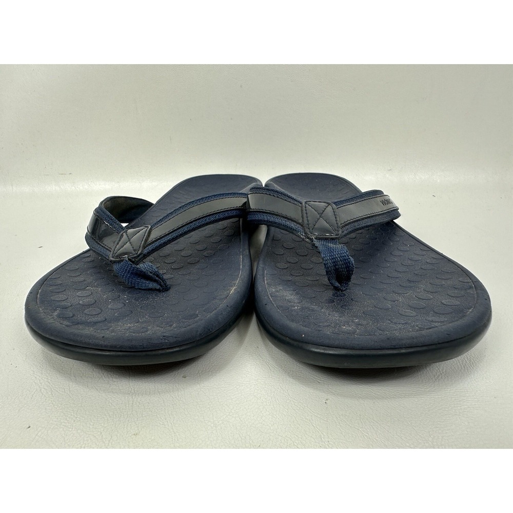 Vionic Tide II Blue Toe Post Sandal Flip Flop Womens Size 12 Arch Support Flat - Picture 2 of 9